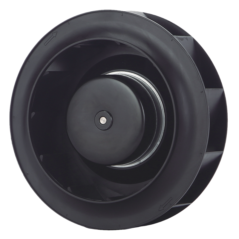 EC Radyal Fan (geriye eik 220 mm)