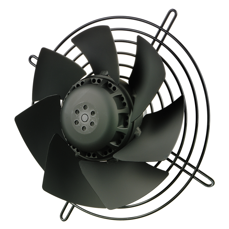 AC Aksiyal Fan (kaynaklı ø 200 mm, 7 blades)